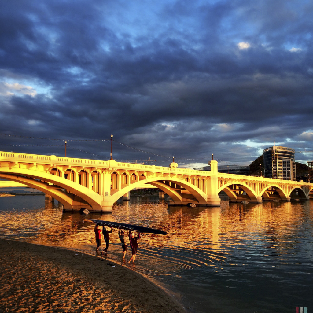 Rowing, March 3, 2015, Tempe Town Lake.